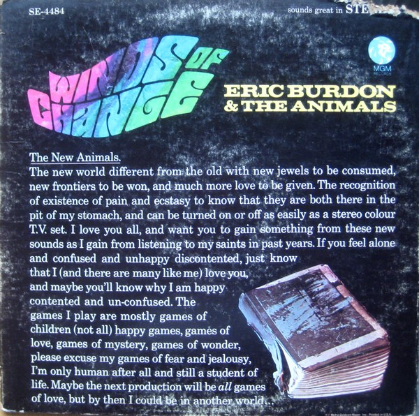 Eric Burdon & The Animals – Winds Of Change LP