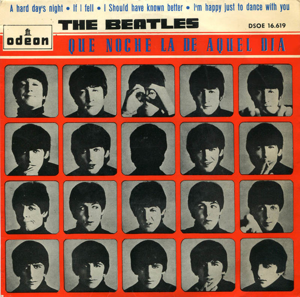 The Beatles – Que Noche La De Aquel Dia The Beatles spain ep vg+  vg+ ep- Que Noche La De Aquel Dia album cover More images  Label: Odeon – DSOE 16.619